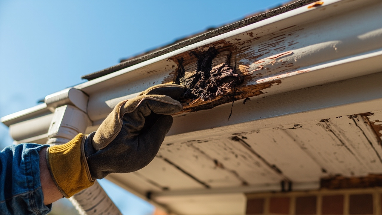Rotting Fascia Boards in Charlotte – Fast Diagnosis and Permanent Wood Rot Solutions