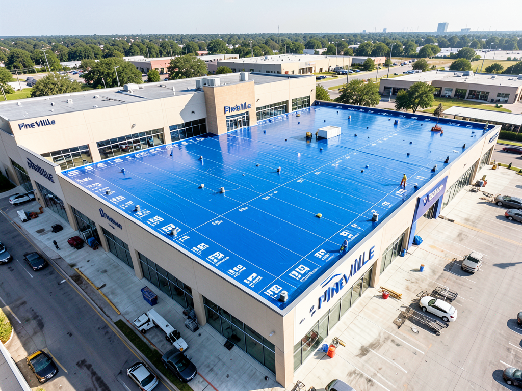 Flat roof maintenance and repair for commercial pr