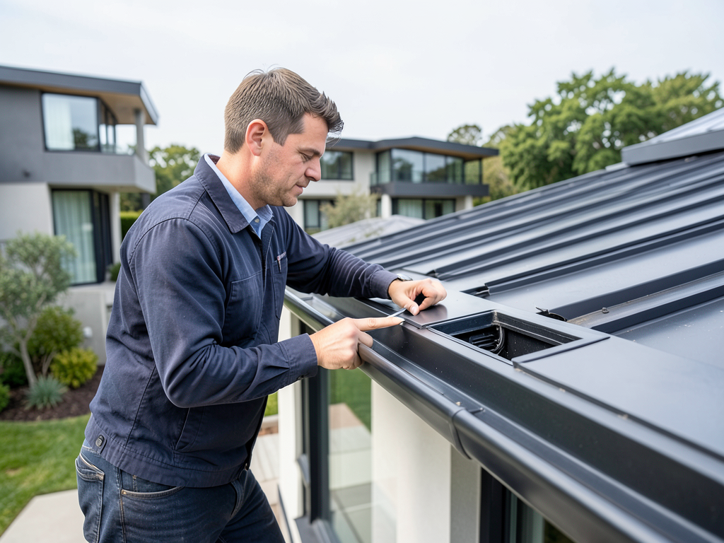 How heavy rain can overwhelm the internal gutters