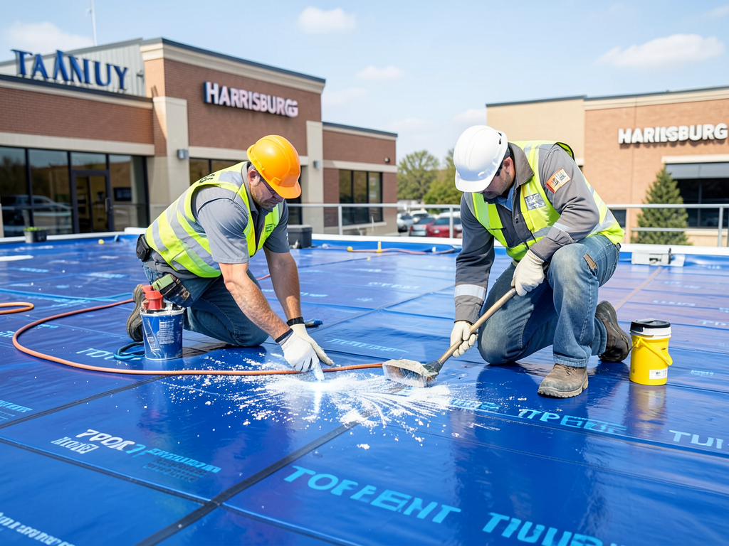 Reliable flat roof repairs for strip malls and sma