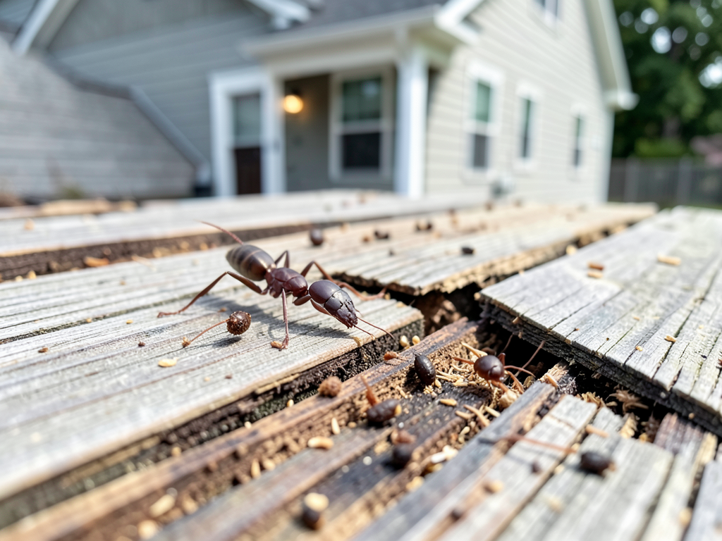 What to do if your roofer discovers termite or car